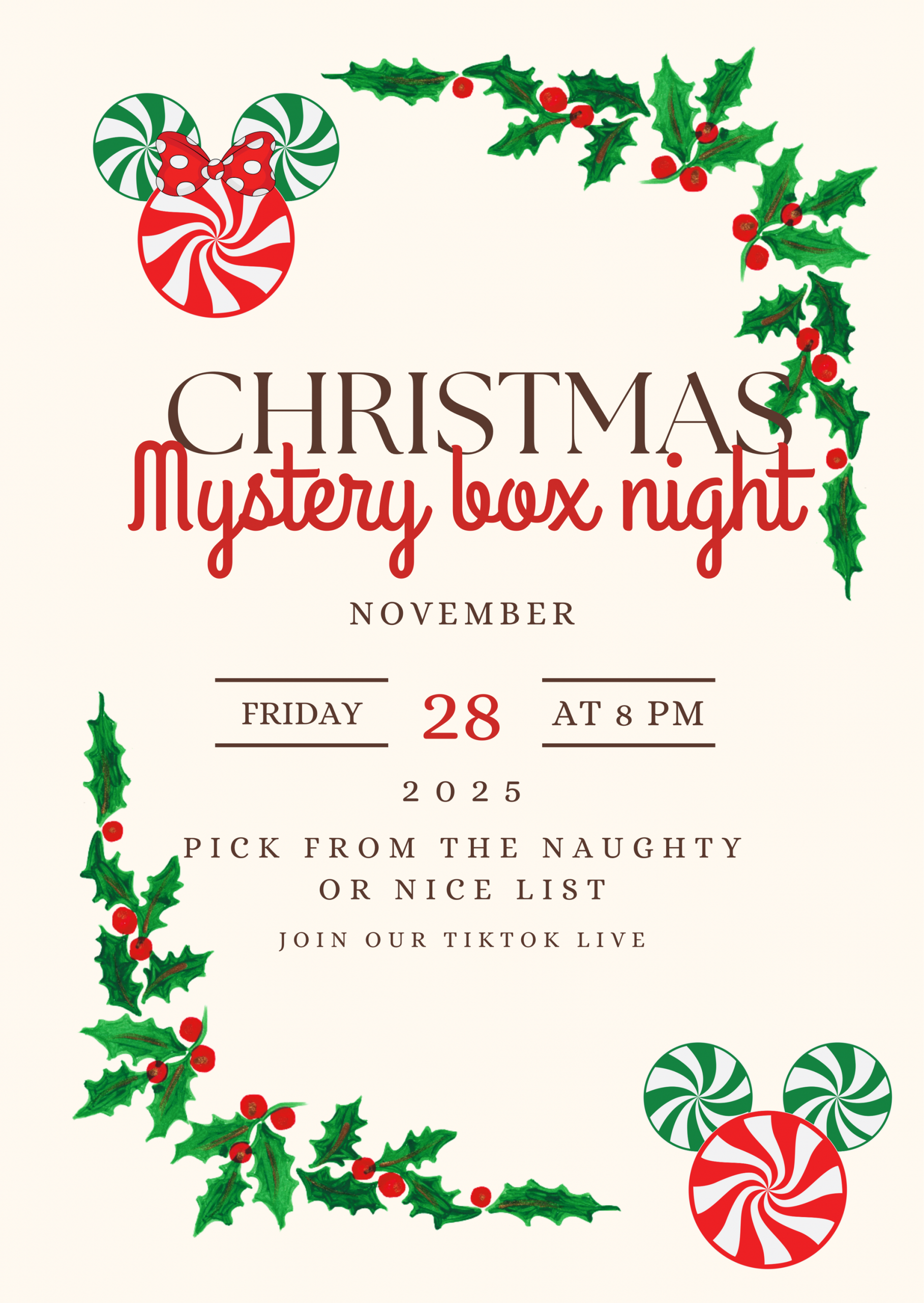 🎁 Christmas Mystery Box Night! 🎁