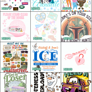 March magical character inspired baby tee